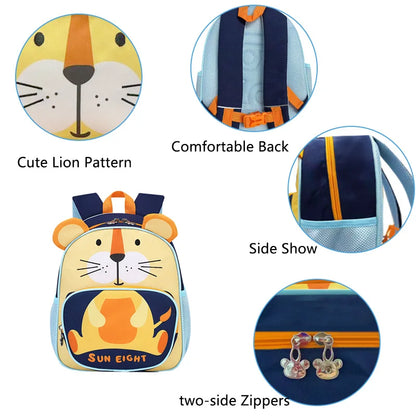 Cartoon Kid Backpack - Kindergarten School Bag