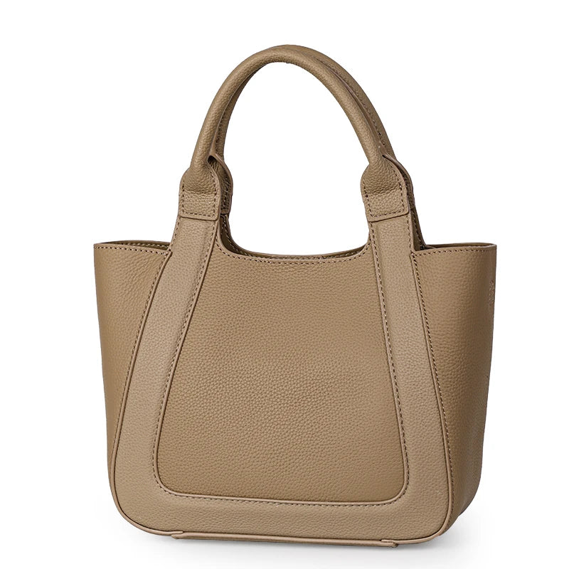 High-Capacity Women’s Handbag | Cowhide Leather for Versatile Commuting