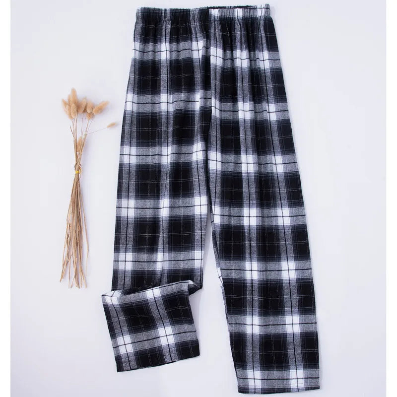 Men’s 100% Cotton Plaid Pajama Pants | Cozy Loungewear