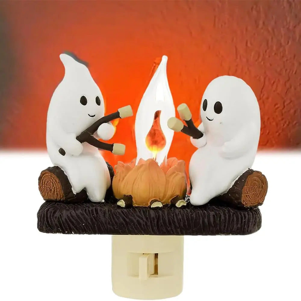 3D LED Ghost Campfire Night Light