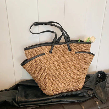 Straw Casual Simple Shoulder Bags