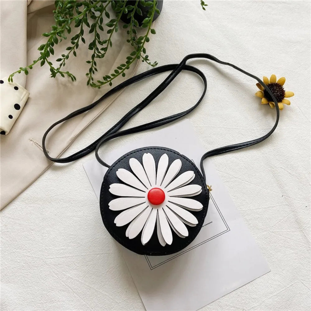 PU Cute Daisy Mini Messenger Bag