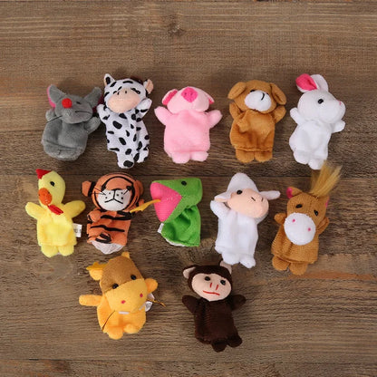 Cartoon Finger Puppet Doll Set