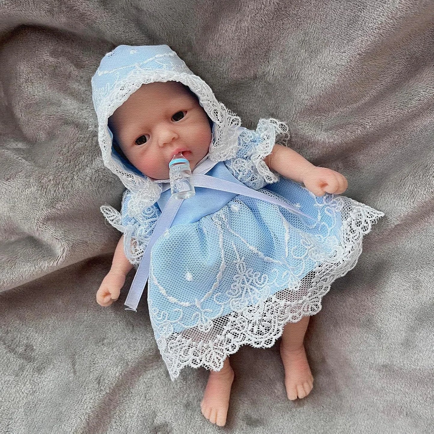 Mini Preemie Silicone Reborn Doll for Kids & Stress Relief