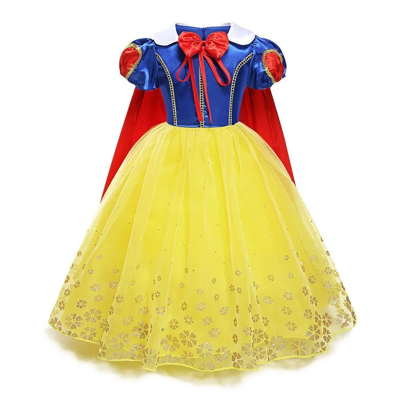 Deluxe Princess Snow White Gown with Cape