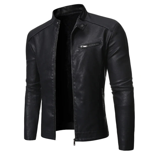 PU Casual Leather Jacket for Men