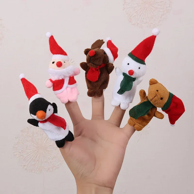 Cartoon Finger Puppet Doll Set