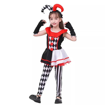 Sydanne Kids Clown Skirt Dress Set