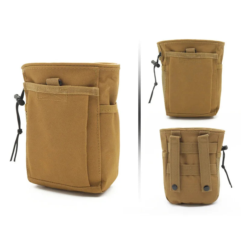 600D Nylon Portable Recycling Bag - Versatile Molle Pouch & EDC Gear