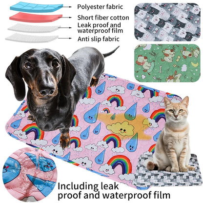 Washable Pet Pee Pad & Diaper Mat for Dogs