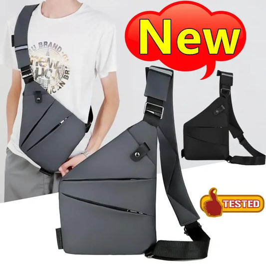 New Multifunction Anti-Theft Chest Bag | Waterproof Crossbody Messenger