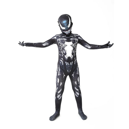 Kids Venom Cosplay Costume Jumpsuit