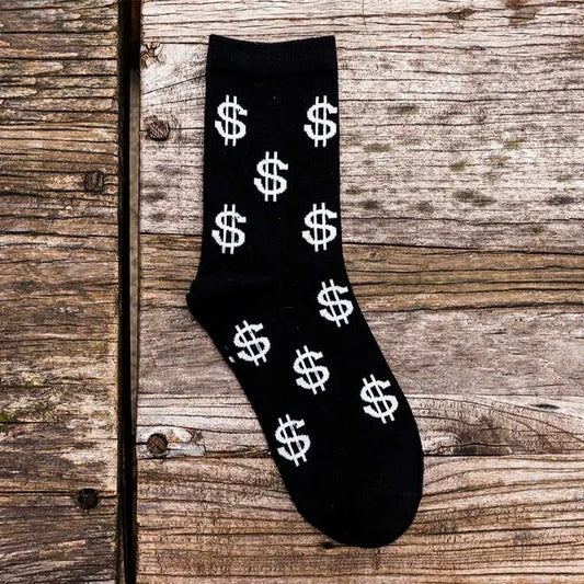 Men Money Dollar 3D Patterned Socks