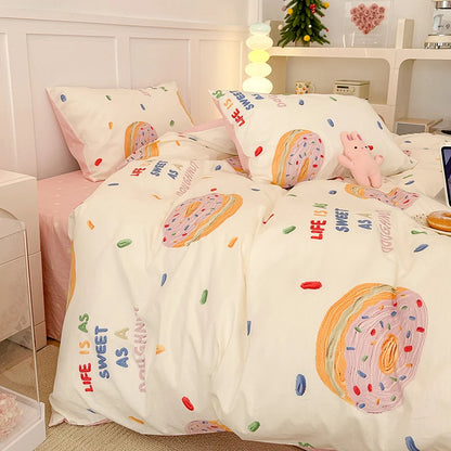 Cute Donuts Bedding Set | Fun & Whimsical Bedding for All Ages