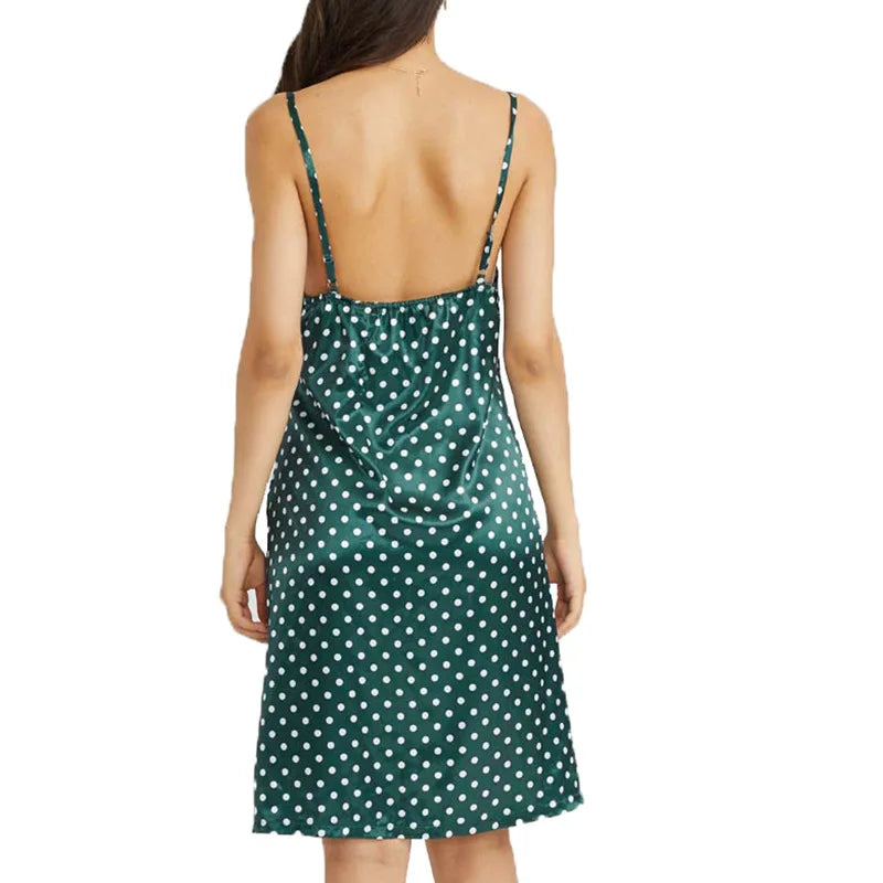 Breastfeeding Sleepwear Polka Dot Nightgown