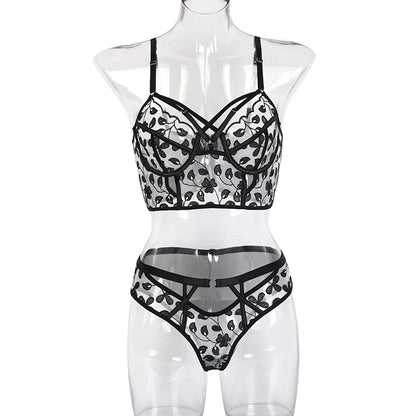 Luxury Lingerie Set – Tulle Embroidery