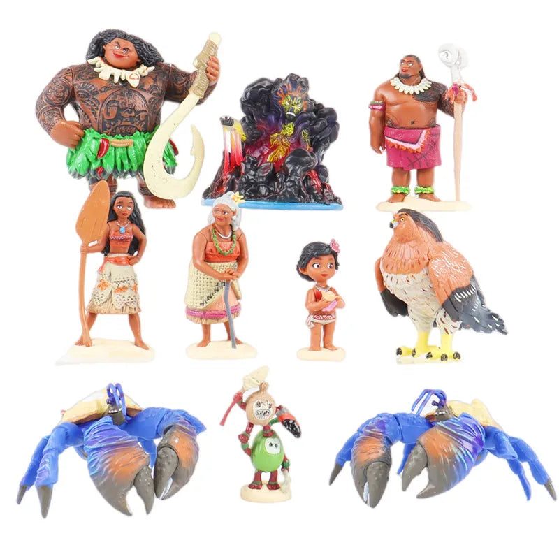 Disney Moana Figure Dolls Set