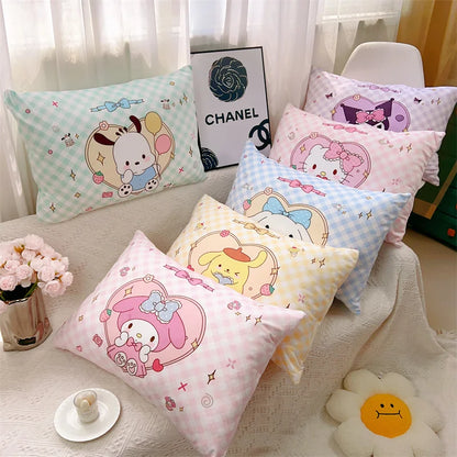 Sanrio Kuromi Pillow Case – Cute Japanese Style Printing Throw Pillow