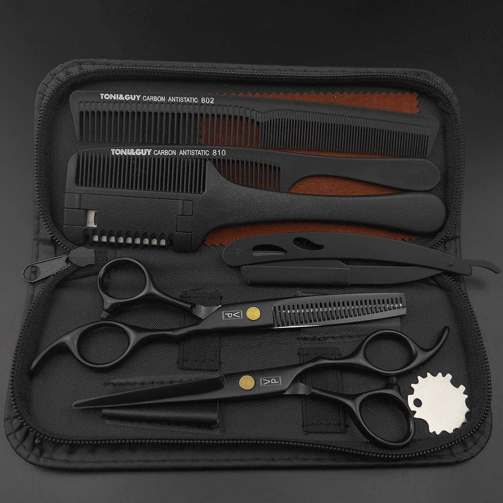 VP Professional Hairdressing Scissors Barber Set – 5.5" &amp; 6.0" Hair Cutting and Thinning Tools