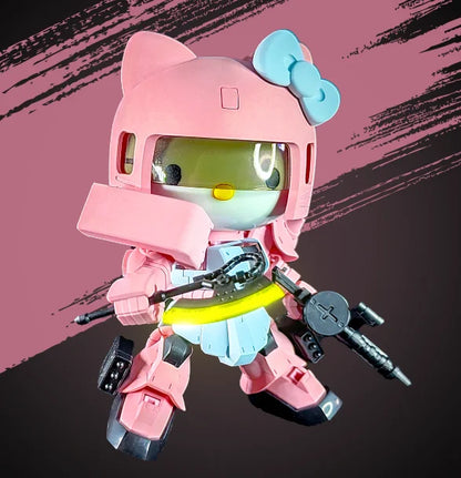 Hello Kitty SDCS EX Green & Red Zagu II Robot Mecha Model