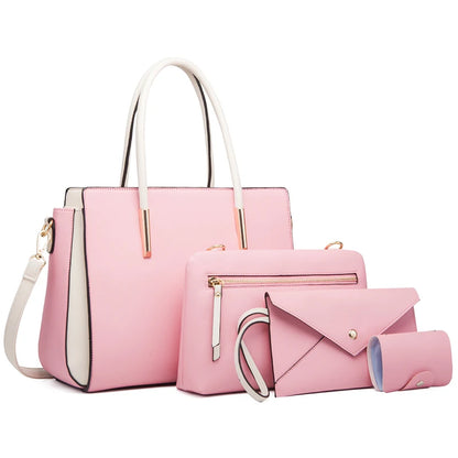 TRAVEASY 2024 Designer Bags | Luxury 4-Piece Set for Women