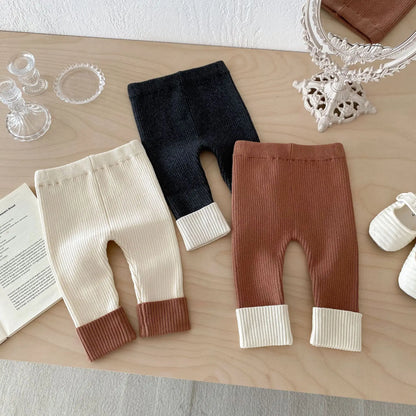 Autumn Winter Knitted Pants for Baby Boys | Stylish & Comfortable Tights