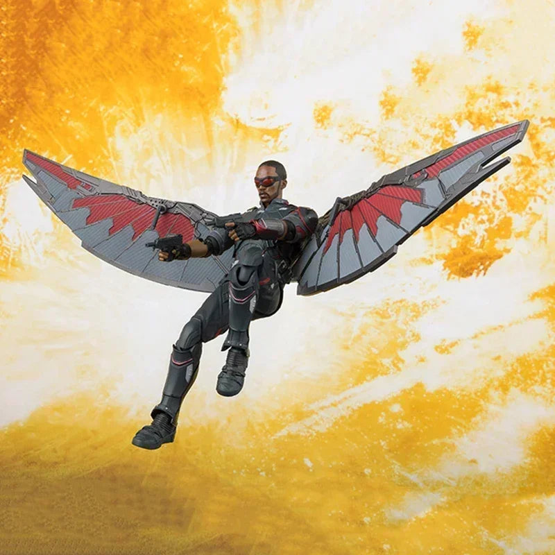 Captain America Sam Wilson Action Figure - Falcon PVC Statue