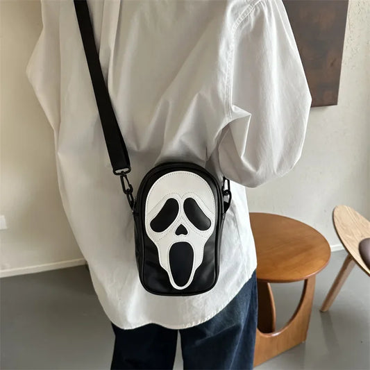 Funny Ghost Skull Shoulder Bag