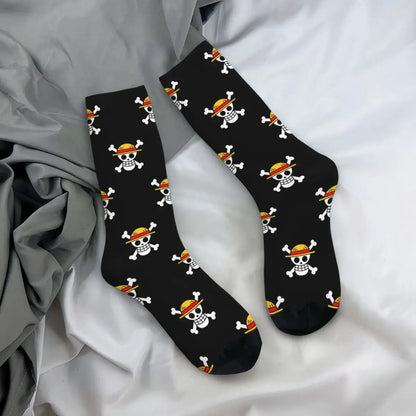 One Piece Sign Harajuku Socks - High Quality, All-Season Stockings Series 2