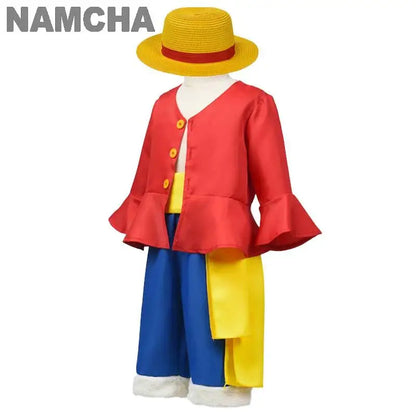 Monkey D. Luffy Cosplay Costume for Kids