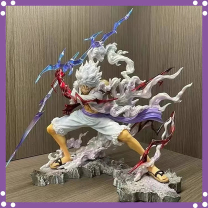 28cm One Piece Gear 5 Nika Luffy Figure – Thunderbolt Monkey