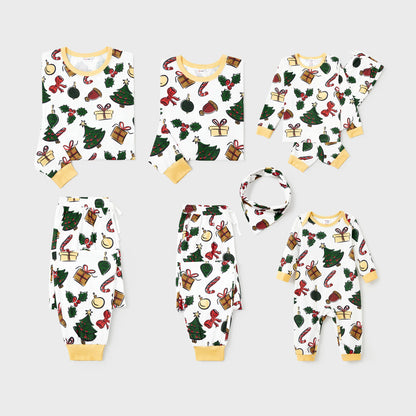 Family Matching Christmas Pajama Set – Allover Christmas