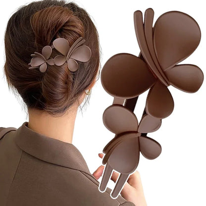 Double Butterfly Duckbill Hair Claws | Fashion Hair Clips for Women