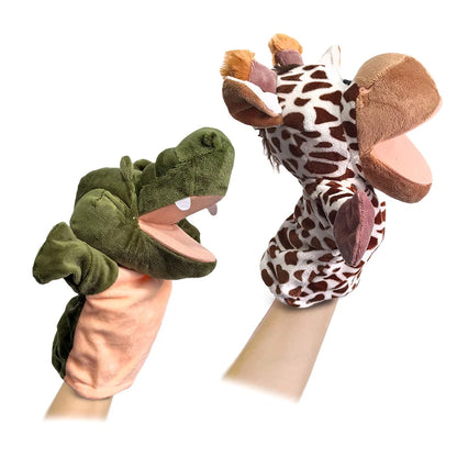 Stuffed Plush Animals Hand Puppets - Educational Baby Toys