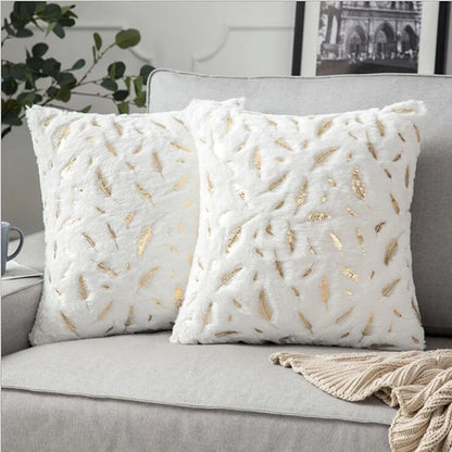 New Short Fleece Cushion Cover – Plush Winter Warm Fluffy Pillowcase (45x45cm)