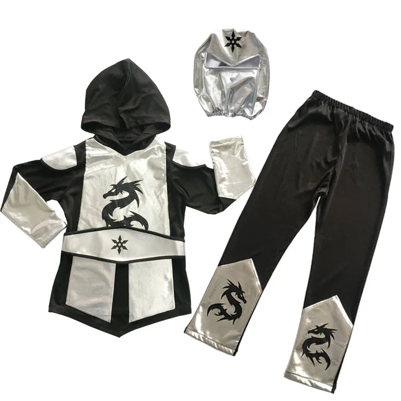 Kids Ninja Costume - Cosplay Outfit for Boys and Girls