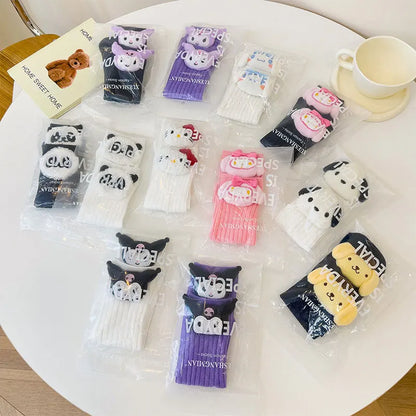 Anime Sanrio Character Socks for Girls