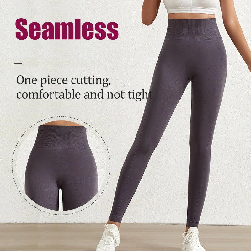 High-Waisted Printed Yoga Leggings - Quick Drying Butt Lifter Fitness Pants