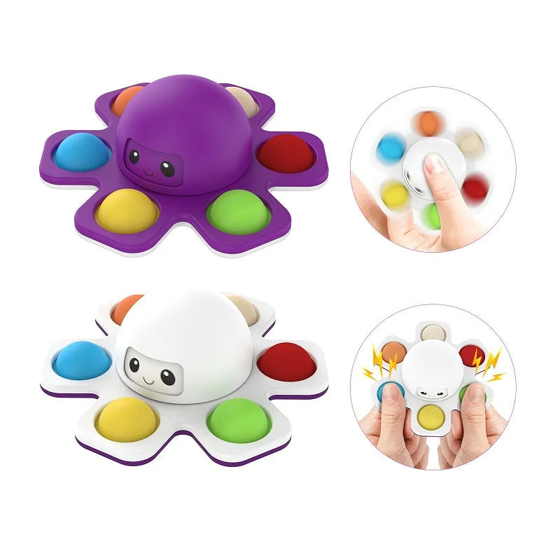 Antistress Push Bubbles Fidget Spinner