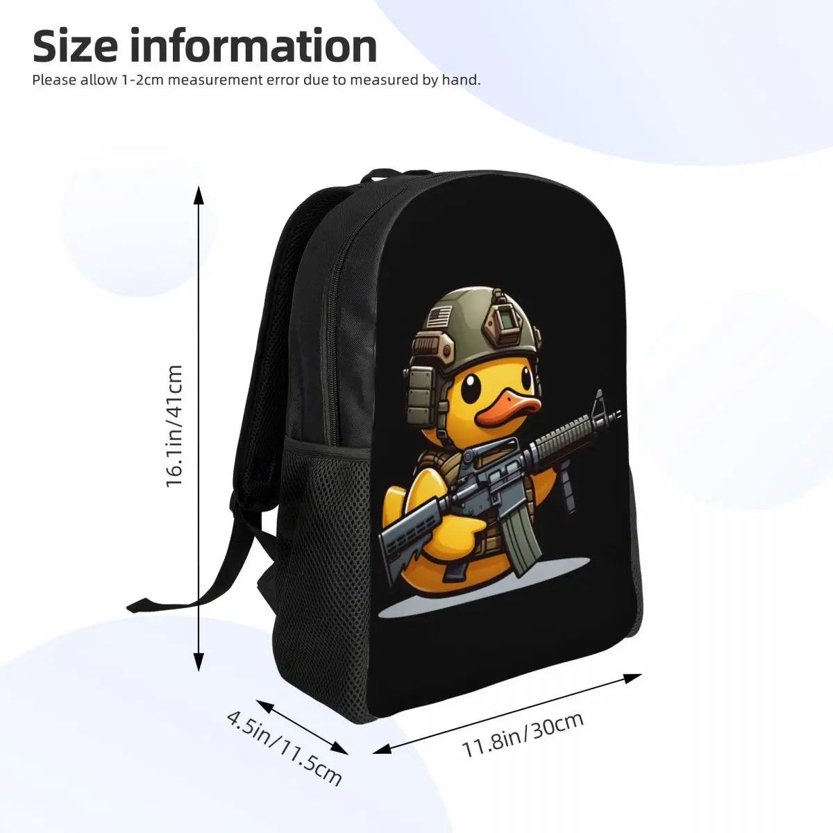 Custom Tactical Rubber Duck Backpack