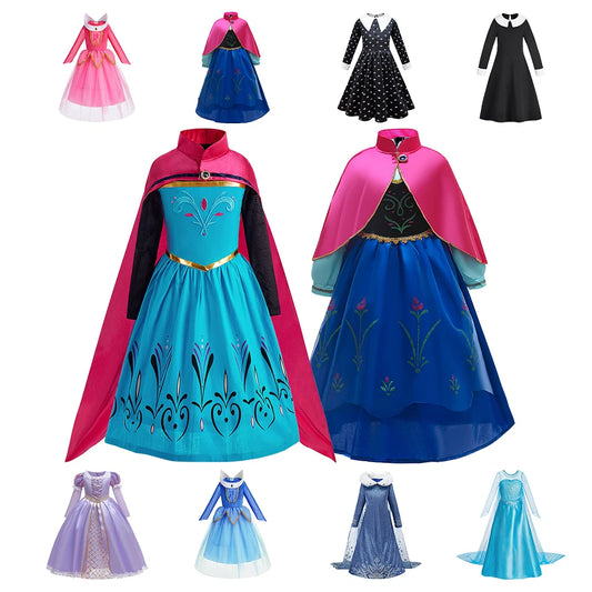 Girls Anna Snow Queen Costume