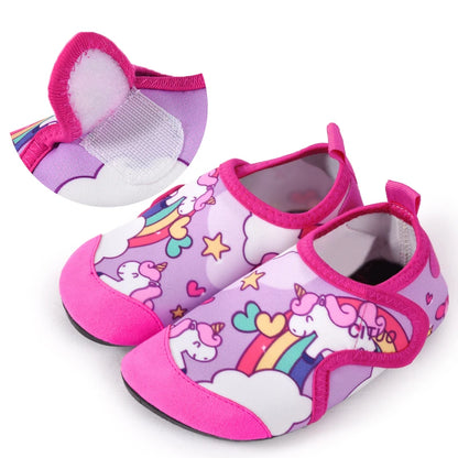 Children's Cartoon Unicorn Water Socks