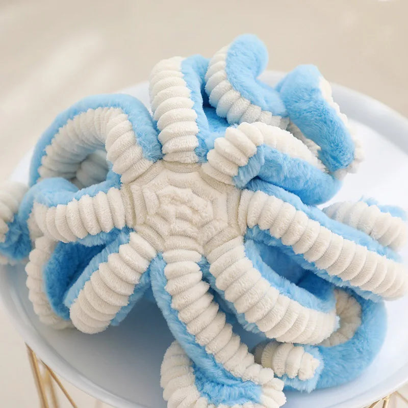 Plush Octopus Squeaky Pet Toy