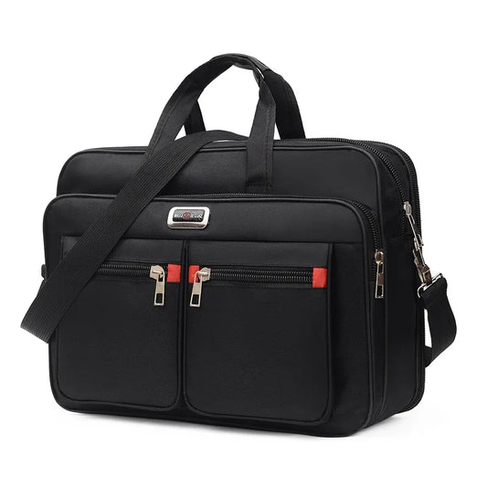 Fashion Large Capacity Men’s Briefcase - Multifunction Laptop Bag