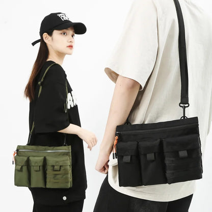 Unisex Nylon Tactical Messenger Bag