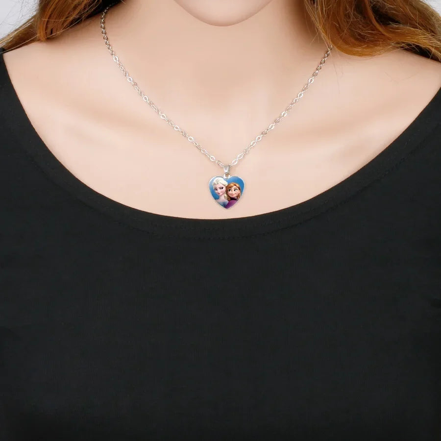 Disney Princess Cartoon Necklace