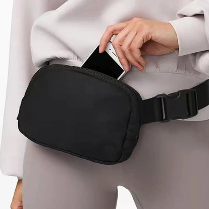 Waist Bag - Zipper Fanny Pack, Crossbody Shoulder Bag for Travel