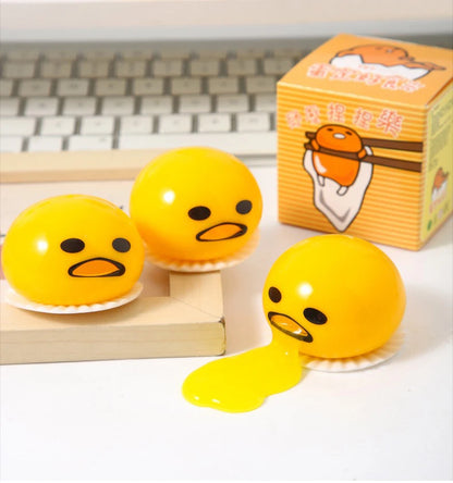 Funny Squeeze Toy – Puking Egg Yolk Stress Ball