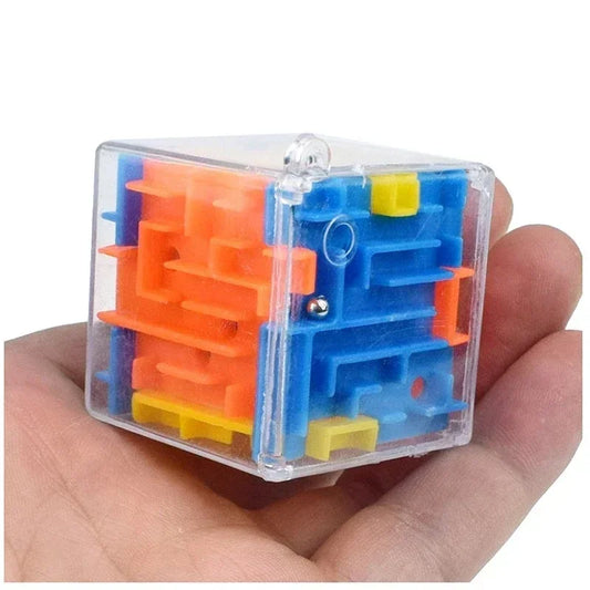 3D Maze Magic Cube | Six-Sided Transparent Puzzle Speed Cube