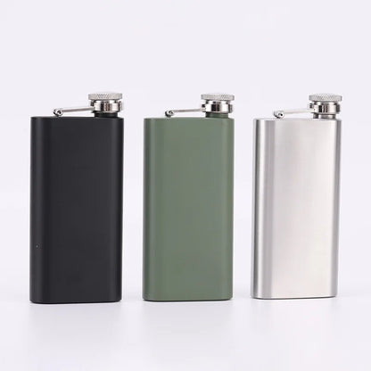 5oz Portable 304 Food Grade Square Flagon – Hip Flask Set